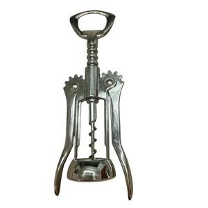 Vintage Italian Wine Bottle Opener Winged Corkscrew Made In Italy - EUC!